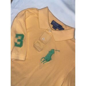 Polo by Ralph Lauren Men's Yellow Polo Shirt